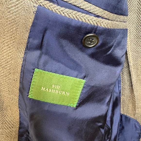 Sid Mashburn Kincaid No. 2 Sz 38R Linen/Wool Brown/Gray Sport Coat Made in Italy - Picture 5 of 7
